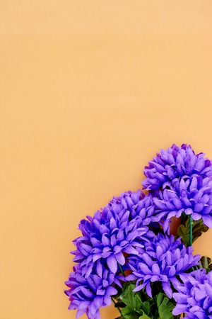 A studio photo of a bouquet of flowersの写真素材