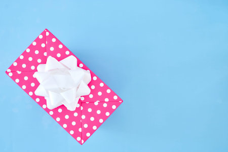 A studio photo of a gift boxの写真素材