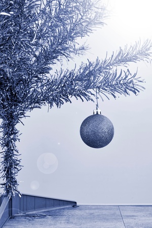 A close up shot of a fir christmas treeの写真素材