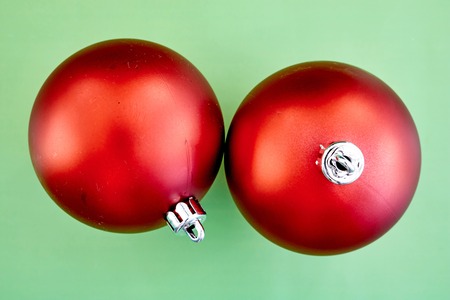 A close up photo of christmas decorationsの写真素材