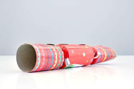 A studio photo of christmas crackers