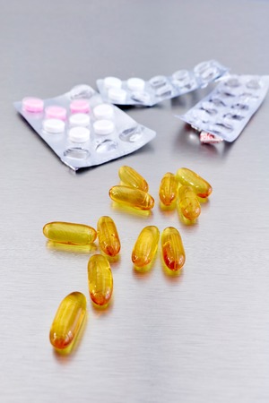 A studio photo of prescription medical pillsの写真素材