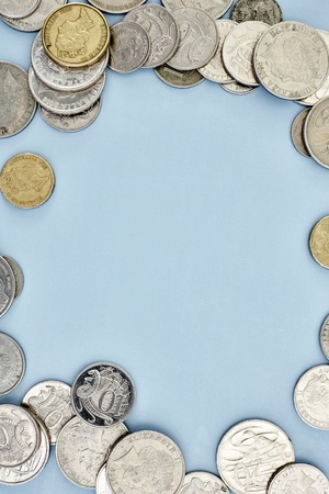 A studio photo of Australian coin currencyの写真素材