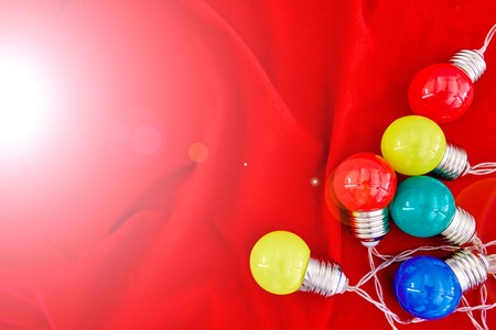 A close up photo of christmas decorationsの写真素材