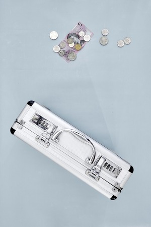 A studio photo of Australian currencyの写真素材