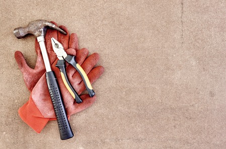 A studio photo of tools of the tradeの写真素材