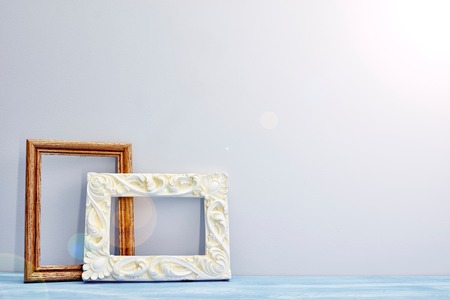 A studio photo of a photo frameの写真素材