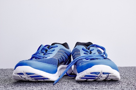 A studio photo of a pair of runnersの写真素材