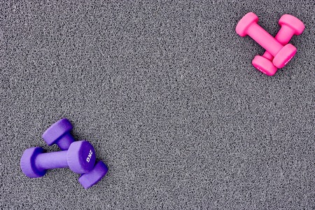 A studio photo of a exercise matの写真素材