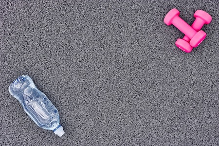 A studio photo of a exercise matの写真素材