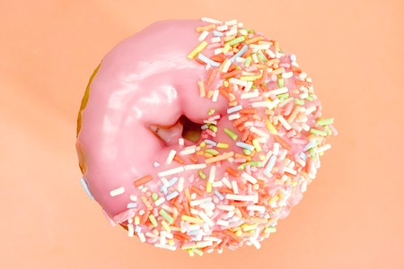 A studio photo of donutsの写真素材