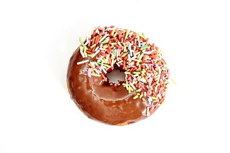 A studio photo of donutsの写真素材