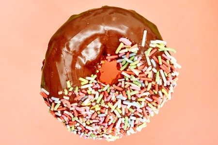 A studio photo of donutsの写真素材