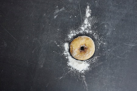 A studio photo of donutsの写真素材