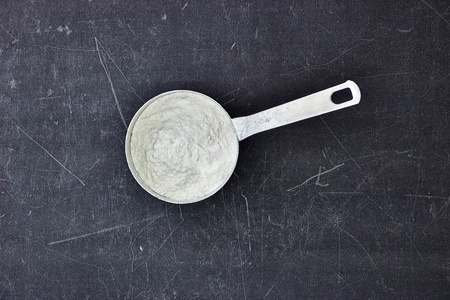 A studio photo of measuring cupsの写真素材
