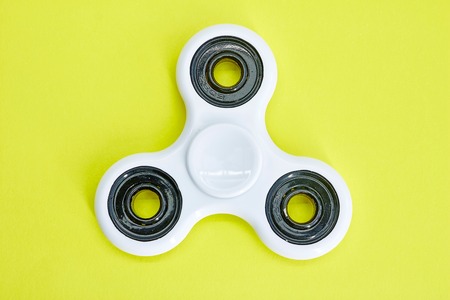 A studio photo of a finger spinnerの写真素材