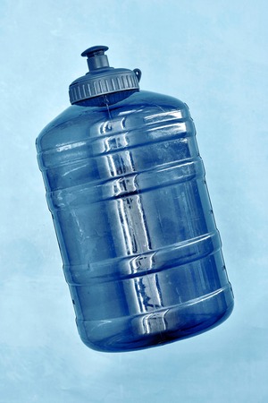 A studio photo of a sports water bottleの写真素材
