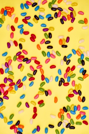 A studio photo of jelly beansの写真素材