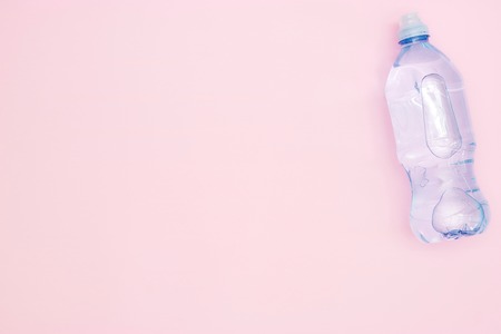 A studio photo of a sports water bottleの写真素材