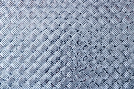 A studio photo of checker plate backgroundの写真素材