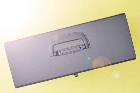 A studio photo of a expantion filing boxの写真素材