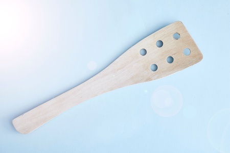 A studio photo of wooden utensilsの写真素材