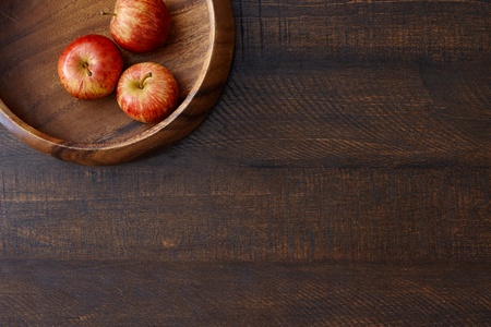 A stock photo of red applesの写真素材