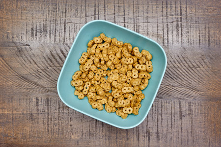 A studio photo of breakfast cerealの写真素材
