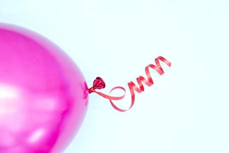 A studio photo of party balloonsの写真素材