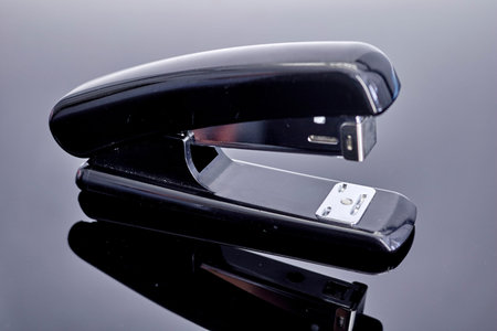 A studio photo of an office staplerの写真素材