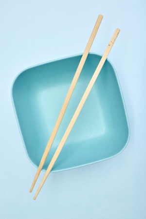 A studio photo of chop sticksの写真素材