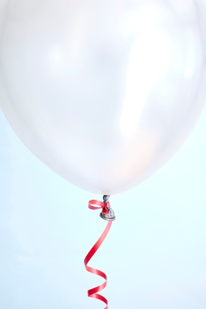 A studio photo of party balloonsの写真素材