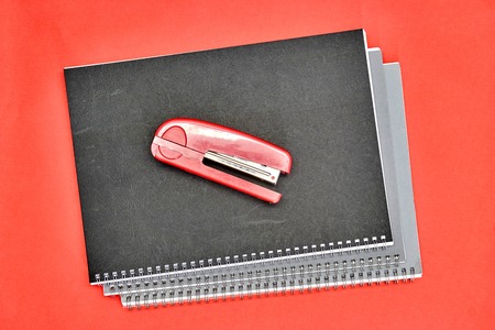 A studio photo of an office staplerの写真素材