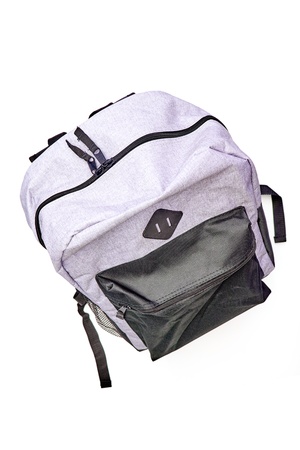 A studio photo of a backpackの写真素材