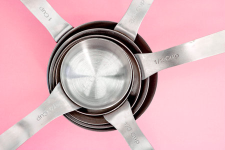 A studio photo of measuring cups