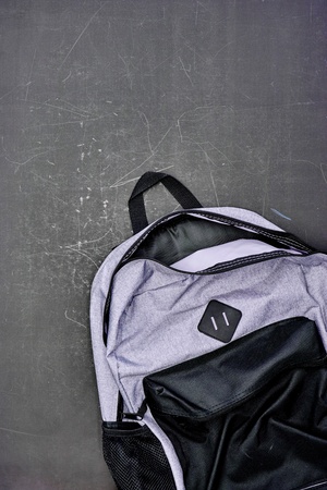 A studio photo of a backpackの写真素材