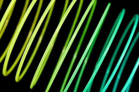 A studio photo of a slinky toyの写真素材