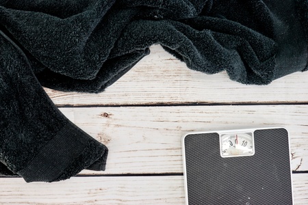 A close up shot of a bath towelの写真素材