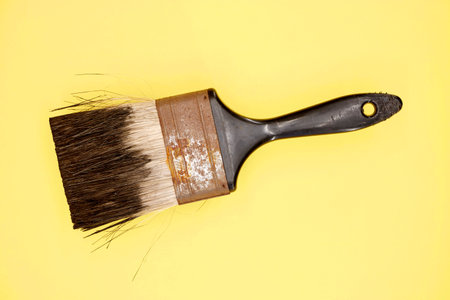 A studio photo of black paint