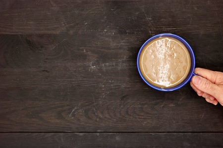 A studio close up of a cup of coffeeの写真素材