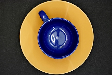 A studio close up of a coffee cupの写真素材