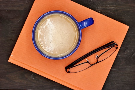 A studio close up of a cup of coffeeの写真素材