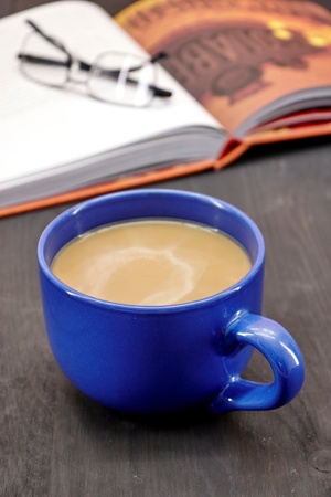 A studio close up of a cup of coffeeの写真素材