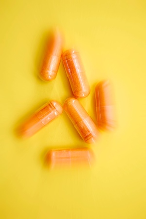 A studio photo of prescription medical pillsの写真素材