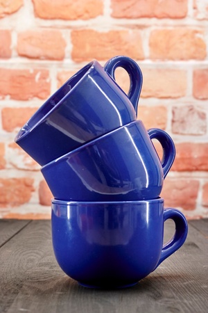 A studio close up of a coffee cupの写真素材