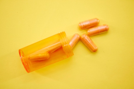 A studio photo of prescription medical pillsの写真素材
