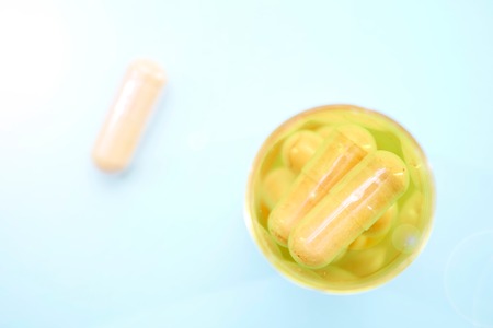 A studio photo of prescription medical pillsの写真素材