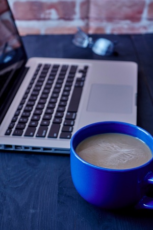 A studio close up of a cup of coffeeの写真素材