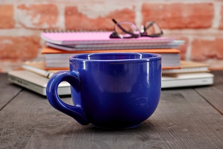 A studio close up of a coffee cupの写真素材