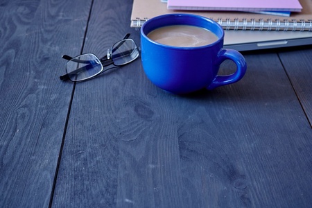 A studio close up of a cup of coffeeの写真素材